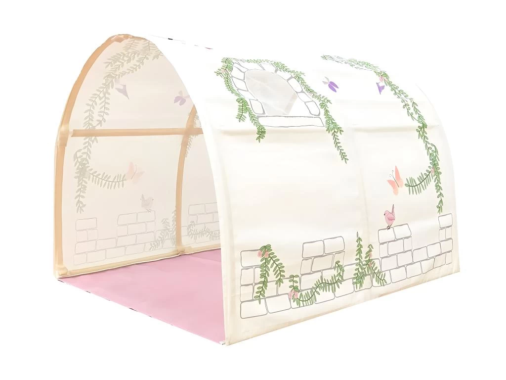 Lit Mi-Hauteur 90x200 Avec Toboggan Sommier Inclus Et Housse Birdy Pino - Bois 4 Lit Mi-Hauteur 90x200 Avec Toboggan Sommier Inclus Et Housse Birdy Pino - Bois – Image 4