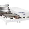 Lit électrique Relaxation Matelas Ressorts Ensachés Et Mémoire Forme APOLLO De DREAMEA - Blanc - 2 X 80 X 200 Cm
