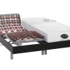 Lit électrique Relaxation Tout Plots Matelas Mémoire De Forme Et Bambou LYSIS III De NATUREA - Moteurs OKIN - 2 X 70 X 190 Cm - Noir