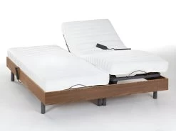Lit électrique Relaxation Lattes Et Plots Matelas Latex PANDORA II De DREAMEA - Moteurs OKIN - Chêne Naturel - 2 X 90 X 200 Cm 9 Lit électrique Relaxation Lattes Et Plots Matelas Latex PANDORA II De DREAMEA - Moteurs OKIN - Chêne Naturel - 2 X 90 X 200 Cm -Magasin de lits literie relaxation 241269