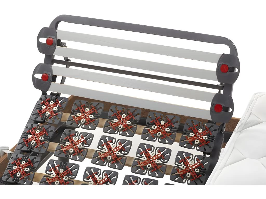 Lit électrique Relaxation Lattes Et Plots Matelas Latex PANDORA II De DREAMEA - Moteurs OKIN - Chêne Naturel - 2 X 90 X 200 Cm 5 Lit électrique Relaxation Lattes Et Plots Matelas Latex PANDORA II De DREAMEA - Moteurs OKIN - Chêne Naturel - 2 X 90 X 200 Cm – Image 5