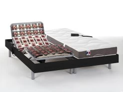 Lit électrique Relaxation Tout Plots Matelas 100% Latex 3 Zones JUPITER De DREAMEA - Noir - 2 X 80 X 200 Cm - Moteurs OKIN 5 Lit électrique Relaxation Tout Plots Matelas 100% Latex 3 Zones JUPITER De DREAMEA - Noir - 2 X 80 X 200 Cm - Moteurs OKIN -Magasin de lits literie relaxation 332537