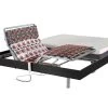 Lit électrique Relaxation Tout Plots Matelas Mémoire De Forme ATRIDE De DREAMEA - Moteurs OKIN - Noir - 2 X 80 X 200 Cm