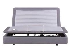 Lit électrique Relaxation Monocouchage Matelas 100% Latex 3 Zones PASIPHAE De DREAMEA - Gris - 160 X 200 Cm 10 Lit électrique Relaxation Monocouchage Matelas 100% Latex 3 Zones PASIPHAE De DREAMEA - Gris - 160 X 200 Cm -Magasin de lits literie relaxation 433569