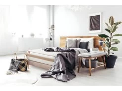 Matelas LE RAFFINÉ 160x200cm Ressorts Ensachés + Mémoire De Forme BioVisco - Maxi épaisseur 26cm