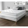 Matelas 140x200 Memo Luxe Ressorts Ensachés + Mémoire De Forme 5 Zones De Confort MAXI épaisseur