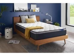 ACTISOM Matelas Ressorts Ensachés+Mémoire De Forme ACTIFLEX MAX 160x200 Cm Maxi épaisseur 7zones De Confort
