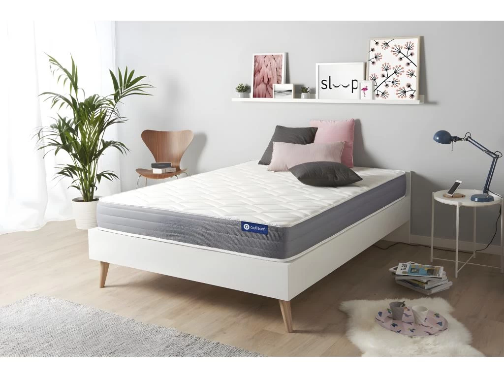 ACTISOM Matelas Mémoire De Forme 140x200 Cm 5zones De Confort 1 ACTISOM Matelas Mémoire De Forme 140x200 Cm 5zones De Confort