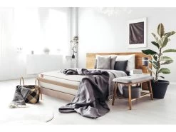 Matelas LE RAFFINÉ 140x200cm Ressorts Ensachés + Mémoire De Forme BioVisco - Maxi épaisseur 26cm