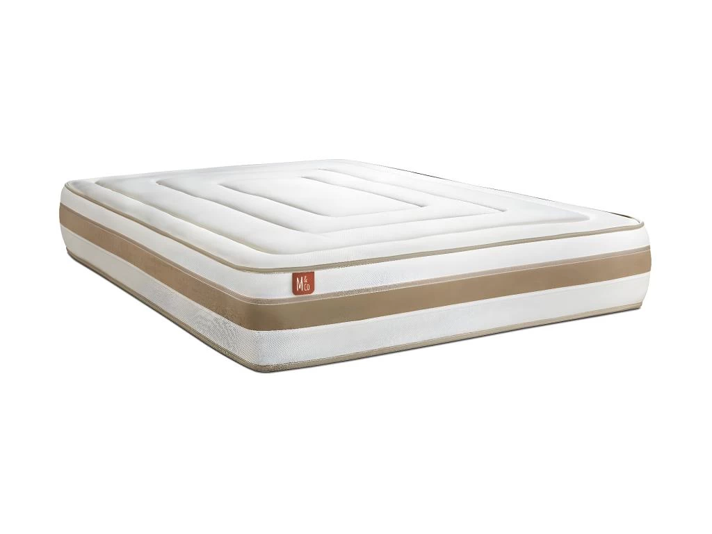 Matelas LE RAFFINÉ 140x200cm Ressorts Ensachés + Mémoire De Forme BioVisco - Maxi épaisseur 26cm 3 Matelas LE RAFFINÉ 140x200cm Ressorts Ensachés + Mémoire De Forme BioVisco - Maxi épaisseur 26cm – Image 3