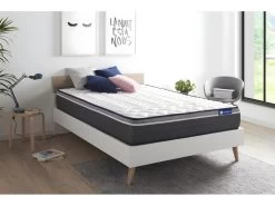 ACTISOM Matelas 180x200 Latex+Mémoire De Forme Maxi épaisseur 7zones De Confort