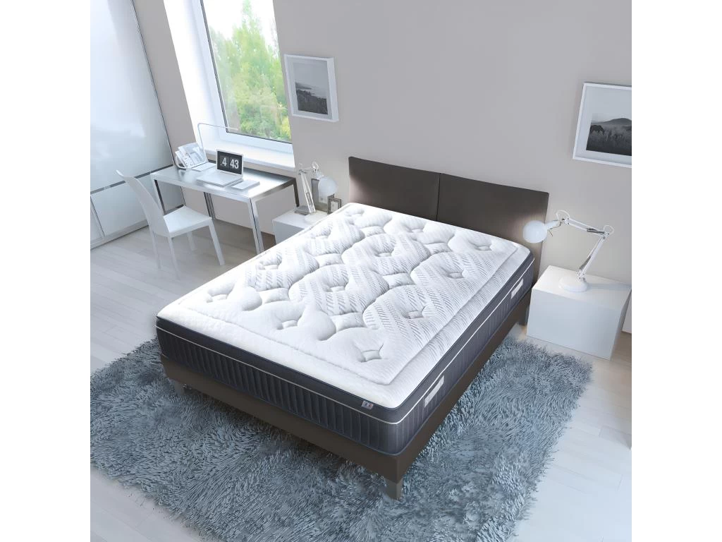 BELLECOUR LITERIE | Matelas COLOMBE 160x200 Cm | Mousse à Mémoire De Forme | Soutien Ferme 2 BELLECOUR LITERIE | Matelas COLOMBE 160x200 Cm | Mousse à Mémoire De Forme | Soutien Ferme – Image 2