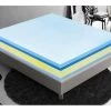 Matelas Mémoire De Forme - Haut 25 Cm – Mémoire 5 Cm - Orthopédie - Housse Amovible 140x200 Cm