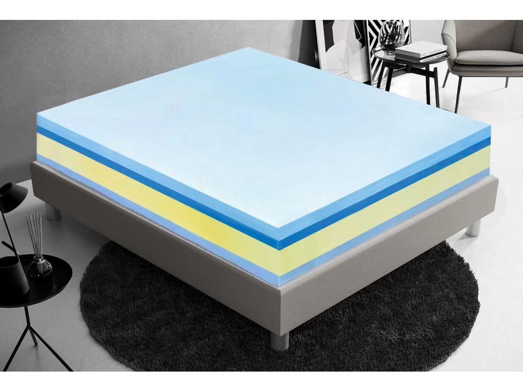 Matelas Mémoire De Forme - Haut 25 Cm – Mémoire 5 Cm - Orthopédie - Housse Amovible 140x200 Cm 1 Matelas Mémoire De Forme - Haut 25 Cm – Mémoire 5 Cm - Orthopédie - Housse Amovible 140x200 Cm