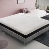 Matelas à Ressorts Ensachés, Mousse à Mémoire De Forme, Hauteur 25 Cm 13 Zones De Confort 160x200 Cm