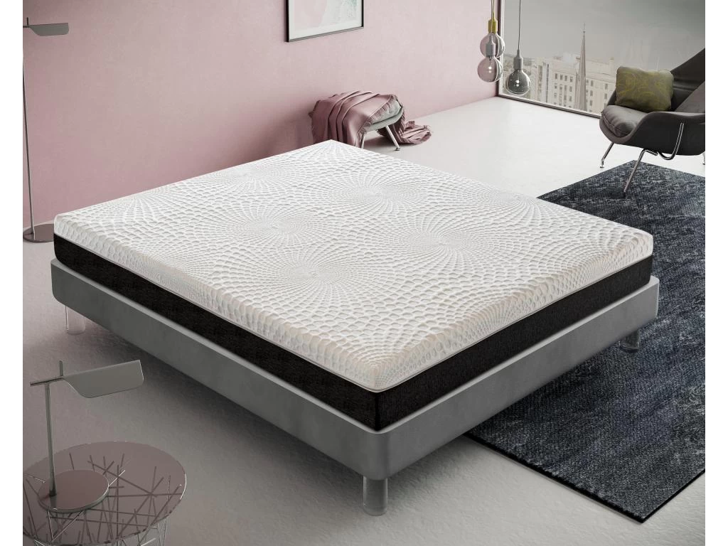 Matelas à Ressorts Ensachés, Mousse à Mémoire De Forme, Hauteur 25 Cm 13 Zones De Confort 180x200 Cm 1 Matelas à Ressorts Ensachés, Mousse à Mémoire De Forme, Hauteur 25 Cm 13 Zones De Confort 180x200 Cm