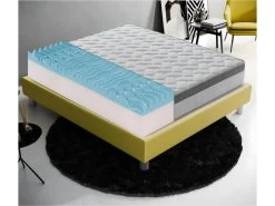 Matelas Mémoire De Forme à 9 Zones Différenciées 26cm De Hauteur Modèle Plus 180x200 Cm