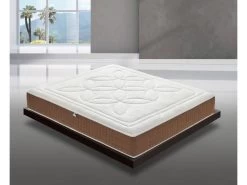 Matelas à Mémoire De Forme Avec 5 Cm De Mémoire - Hauteur 25 Cm - Orthopédique – AMOVIBLE 180x200 Cm