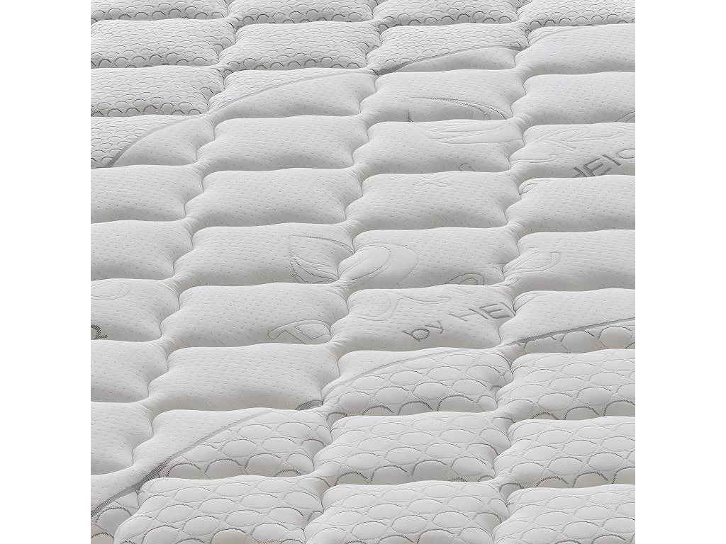 Matelas à Ressorts Ensachés Et à Mémoire De Forme - 9 Zones Différenciées - Déhoussable - Hauteur 25 Cm 160x200 Cm 4 Matelas à Ressorts Ensachés Et à Mémoire De Forme - 9 Zones Différenciées - Déhoussable - Hauteur 25 Cm 160x200 Cm – Image 4