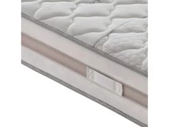 Matelas à Ressorts Ensachés Et à Mémoire De Forme - 9 Zones Différenciées - Déhoussable - Hauteur 25 Cm 140x200 Cm -Magasin de lits matelas 10714937