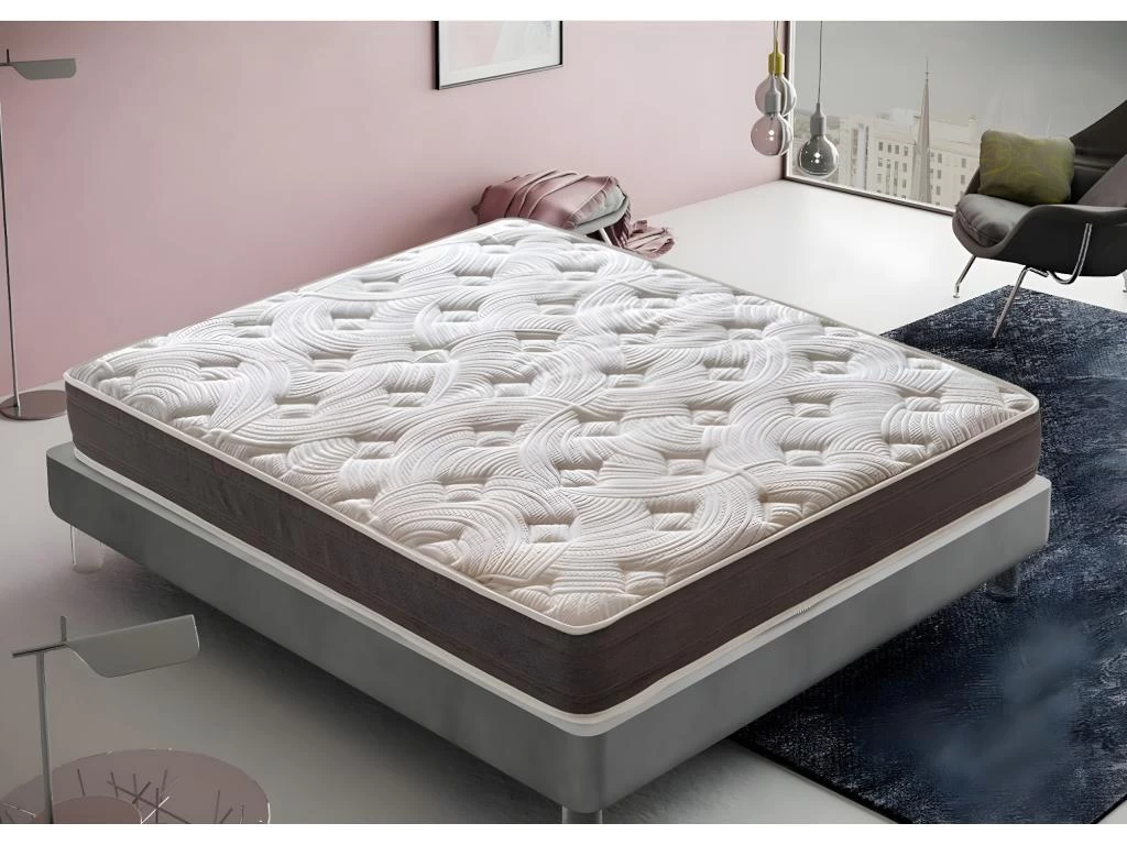 Matelas Mousse - Accueil Mémoire De Forme - Réversible - Rigidité H3 180x200 Cm 1 Matelas Mousse - Accueil Mémoire De Forme - Réversible - Rigidité H3 180x200 Cm