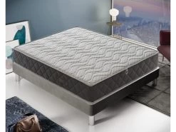 Matelas à Mémoire De Forme - 11 Zones De Confort - Housse Silver Safe 200x200 Cm
