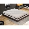 Matelas 900 Ressorts Ensachés Et Mousse Mémoire 9 Zones De Confort Hauteur 22 Cm 200x200 Cm