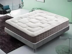 Matelas Mémoire De Forme - Haut 30 Cm - 11 Zones De Confort - Orthopédie – Anatomique 200x200 Cm