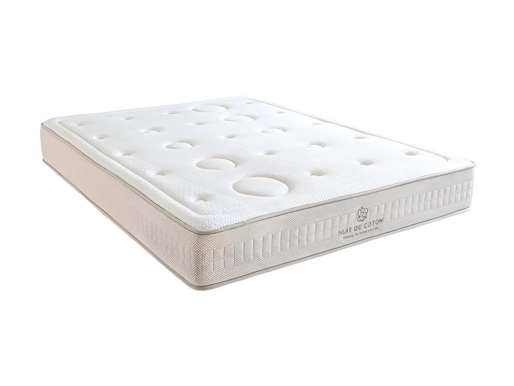 NUIT DE COTON | Matelas PRELUDE 2.0 140x200 Cm | Latex 100% Naturel | Soutien Mi-ferme 1 NUIT DE COTON | Matelas PRELUDE 2.0 140x200 Cm | Latex 100% Naturel | Soutien Mi-ferme