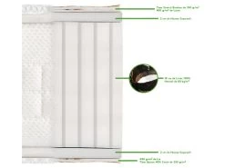 NUIT DE COTON | Matelas PRELUDE 2.0 140x200 Cm | Latex 100% Naturel | Soutien Mi-ferme 8 NUIT DE COTON | Matelas PRELUDE 2.0 140x200 Cm | Latex 100% Naturel | Soutien Mi-ferme -Magasin de lits matelas 10724885