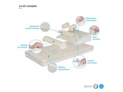 MINEA | Kit Complet MINEA 60x120 Cm | Matelas Mousse HD + Accessoires 7 MINEA | Kit Complet MINEA 60x120 Cm | Matelas Mousse HD + Accessoires -Magasin de lits matelas 10740837