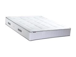 Matelas Ressort 7 Zones + Mémoire De Forme BELLAGIO H30 Fabriqué En France Dimensions - 160 X 200 Cm