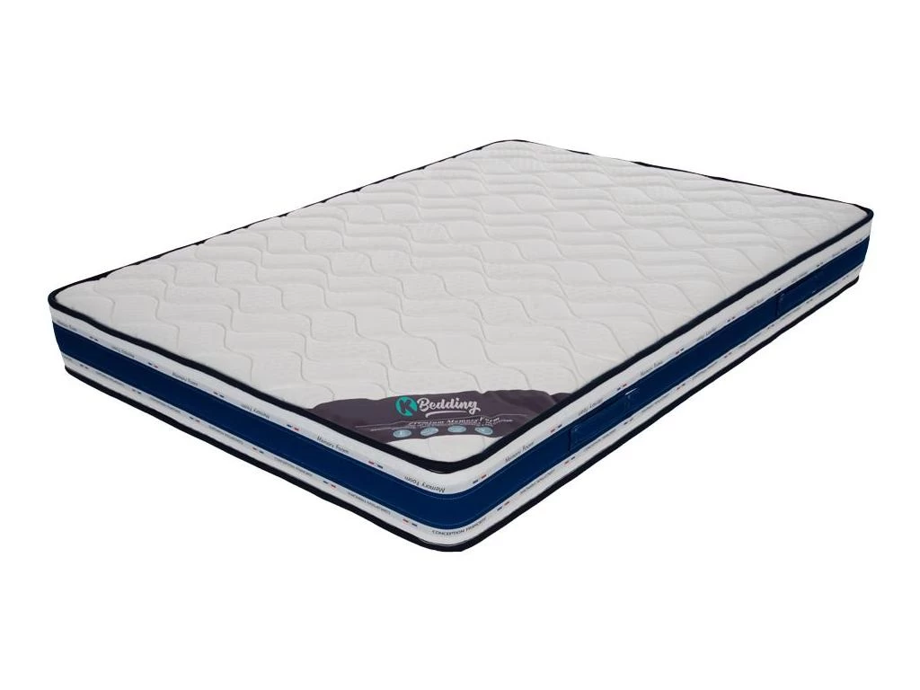 Matelas Memory Blue 200x200 Hauteur 22cm 1 Matelas Memory Blue 200x200 Hauteur 22cm