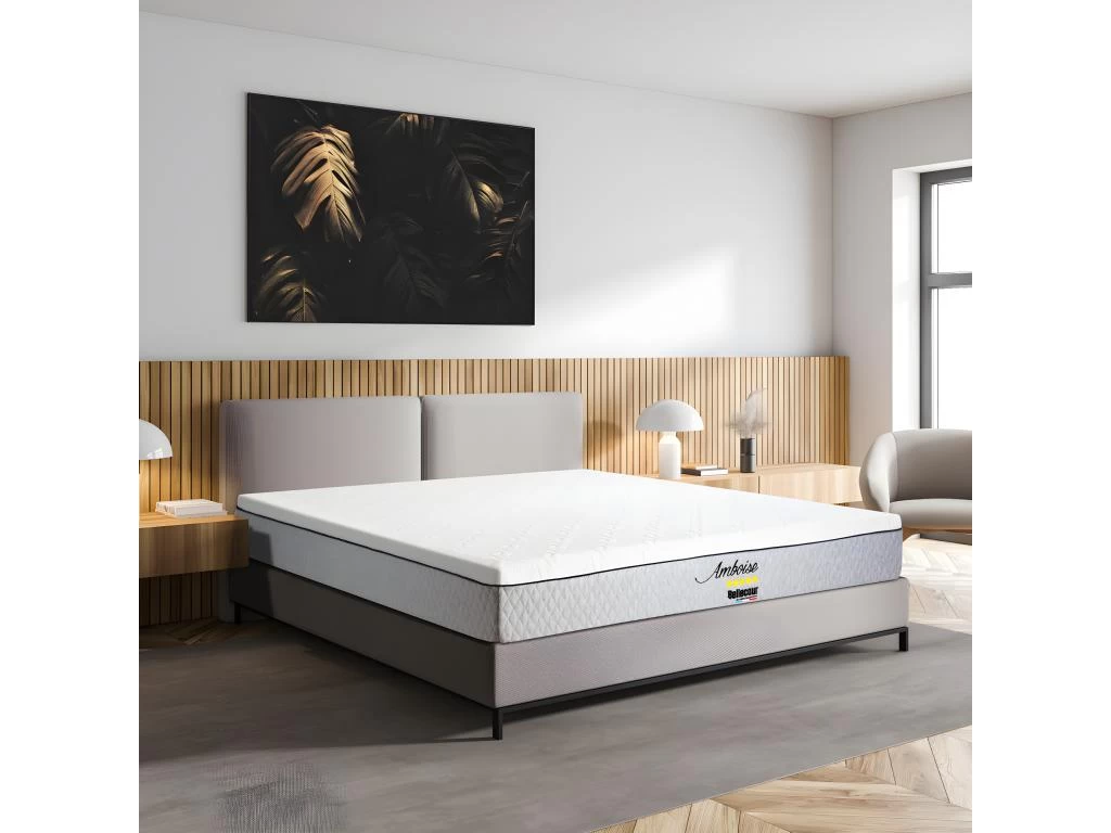 BELLECOUR LITERIE | Matelas AMBOISE 180x200 Cm | Mousse à Mémoire De Forme | Soutien Ferme 2 BELLECOUR LITERIE | Matelas AMBOISE 180x200 Cm | Mousse à Mémoire De Forme | Soutien Ferme – Image 2