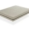Matelas Naturel Ressorts Ensaches 160X200 ORGANIC FLORA, Épaisseur 25 CM, 100% Coton Et Lin, Dehoussable