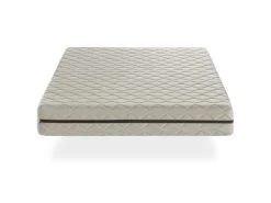 Matelas Naturel Ressorts Ensaches 160X200 ORGANIC FLORA, Épaisseur 25 CM, 100% Coton Et Lin, Dehoussable -Magasin de lits matelas 12914021