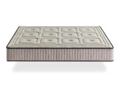 Matelas Naturel Ressorts Ensaches 200X200 ORGANIC NATURA SPRING, Épaisseur 26 CM, 100% Coton Et Lin -Magasin de lits matelas 12914235