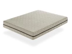 Matelas Naturel 80X180 ORGANIC FLORA, Épaisseur 25 CM, 100% Coton Et Lin, Relaxation Musculaire, Dehoussable