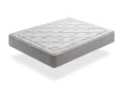 Matelas Ressorts Ensaches 80X180 CORAL, Epaisseur 25 CM, Multicouche, Antistress, Ergonomique Et Respirant. Fermete 4/5