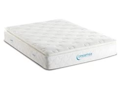 Matelas 180 X 200 Cm Ressorts Ensachés Surmatelas Intégré ép.28cm - AMERICAN DREAM De DREAMEA