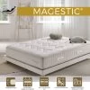 Matelas 90x200 Ressorts Magestic® | Ressorts Ensachés Avec Mousse á Mémoire | épaisseur 30 Cm - Avec 9 Couches Différentes