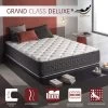 Matelas 160x200 Mousse Grand Class | Mousse à Mémoire De Forme | épaisseur 30 Cm | Auto Régulation De Température | 11 Zones De Confort | Hypoallergénique | Tissus Stretch