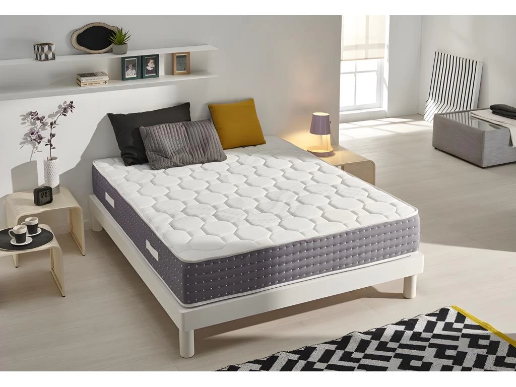 Matelas Visco Spring 160 X 200 Memory Nature Hauteur 30cm +/-2 Avec Visco Gel + Supersoft. 2 Matelas Visco Spring 160 X 200 Memory Nature Hauteur 30cm +/-2 Avec Visco Gel + Supersoft. – Image 2