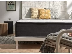 Matelas à Ressorts Ensachés 200x200 Avec ViscoGraphène Hauteur 29 Cm +/-2 Antibactérien. -Magasin de lits matelas 14376877