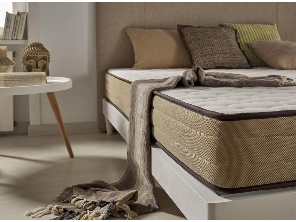 Matelas Confort Bambou à Mémoire De Forme 120 X 190 Hauteur 21cm +/-2 3 Matelas Confort Bambou à Mémoire De Forme 120 X 190 Hauteur 21cm +/-2 – Image 3