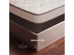 Matelas Double 140x200 Mémoire De Forme Hybride Mousse D'eau, Orthopédique Semi Rigide -Magasin de lits matelas 18265975