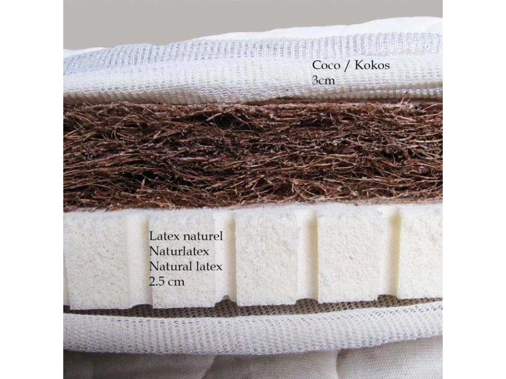 Matelas Bébé Latex Naturel 2 Matelas Bébé Latex Naturel – Image 2