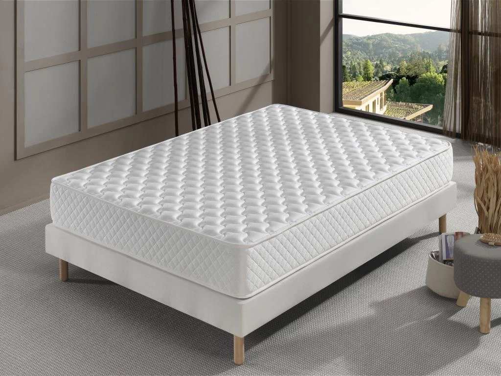 Matelas 140X200 Mousse, Accueil Mémoire Forme, Reversible, H20cm 2 Matelas 140X200 Mousse, Accueil Mémoire Forme, Reversible, H20cm – Image 2