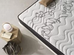 Matelas Ressorts Ensachés 25cm D'épaisseur + Oreillers, Accueil Viscolatex - 180x200 -Magasin de lits matelas 19804653