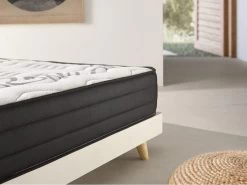 Matelas Ressorts Ensachés 25cm D'épaisseur + Oreillers, Accueil Viscolatex - 180x200 -Magasin de lits matelas 19804655